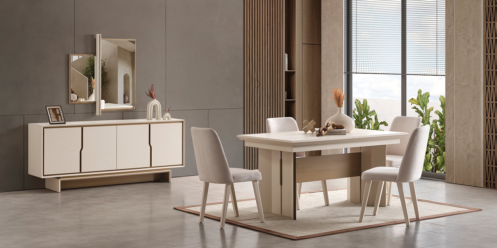 İpek Yemek Odası Takımı